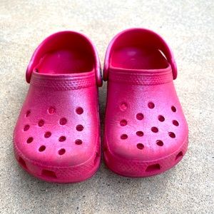 Pink Crocs